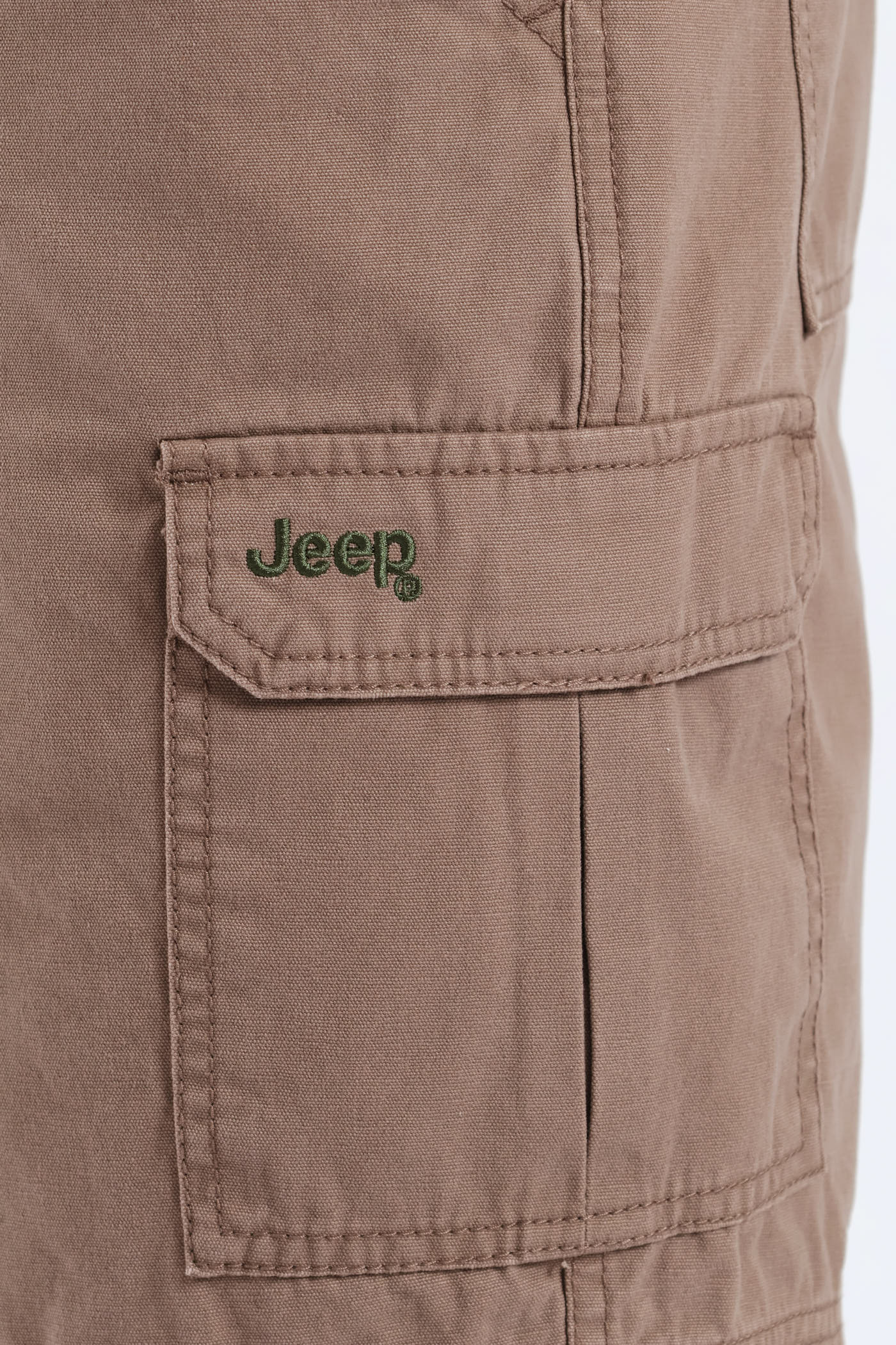 Jeep Mens Tapered Mountain Man Shorts In Brown