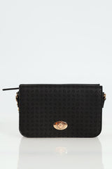 Guess Gr914878 Ahb Ballantyne Mini Crossbody Flap Black