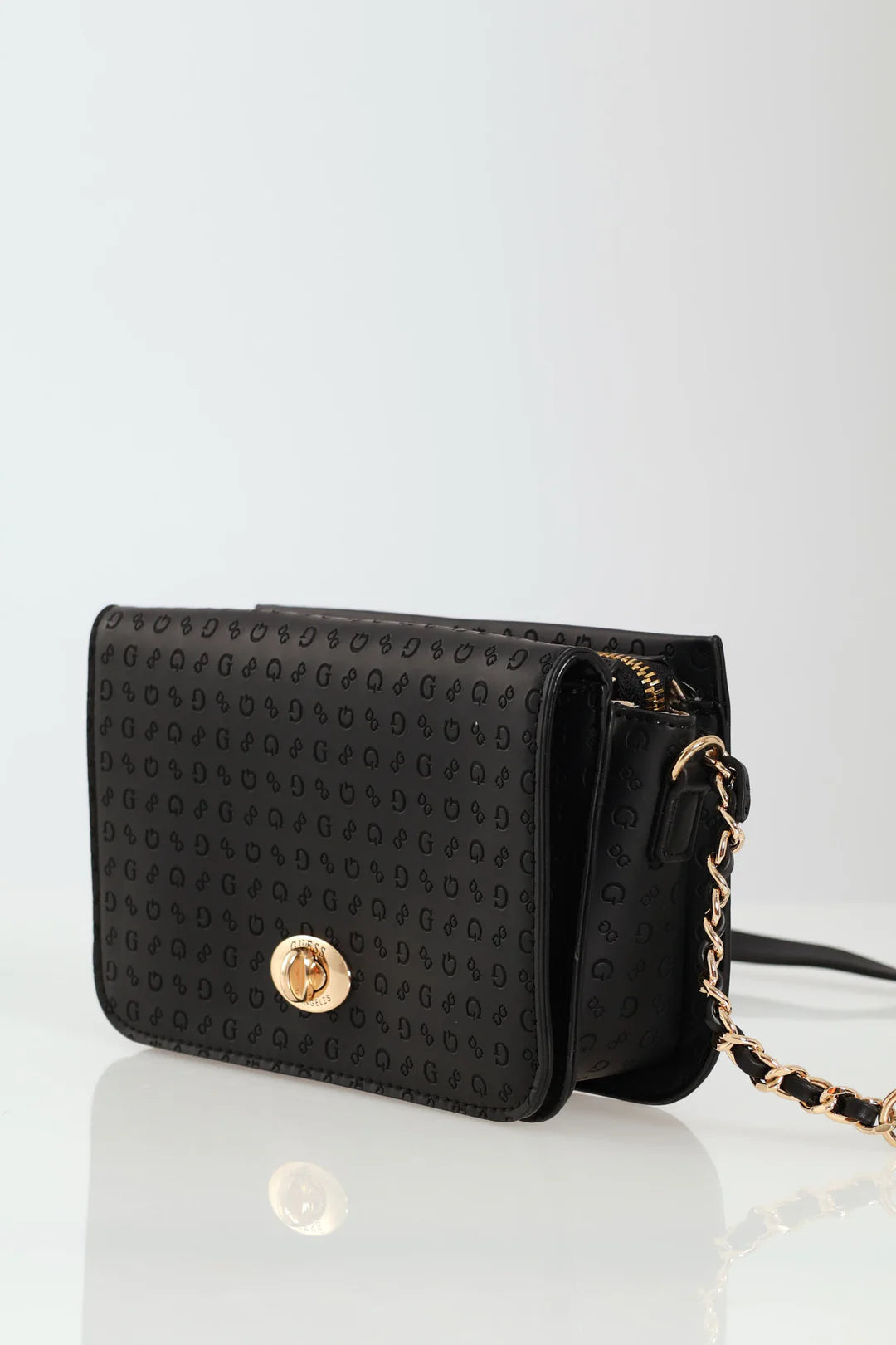 Guess Gr914878 Ahb Ballantyne Mini Crossbody Flap Black