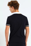 Polo Boys  Dawson Quarter Zip Ss Golfer Navy