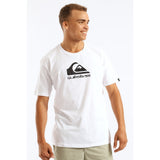 Quiksilver Boys Corp Logo T-Shirt In White