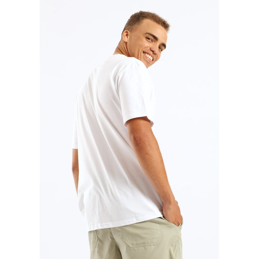 Quiksilver Boys Corp Logo T-Shirt In White