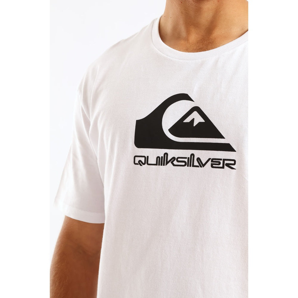 Quiksilver Boys Corp Logo T-Shirt In White