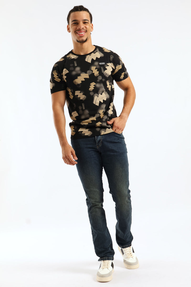 Soviet Mens Terminator #9 Slim Leg Jeans In Blue