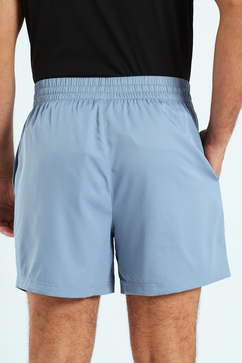 Puma Mens Essential Woven Shorts 5'' In Cool Blue