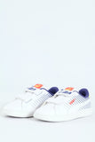 Puma Kids Smash 3.0 Poised 2 Race V Inf White/Blue Sneakers
