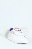 Puma Kids Smash 3.0 Poised 2 Race V Inf White/Blue Sneakers