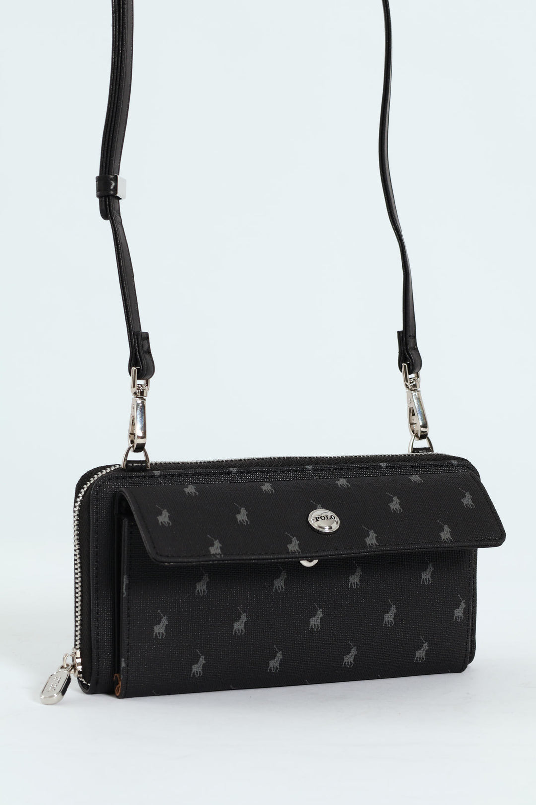 Polo New Iconic Black Phone Sling