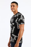 Soviet Mens Rotary Switch Print T-Shirt In Black