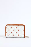 Polo Iconic Medium Zip Around Purse In Brown