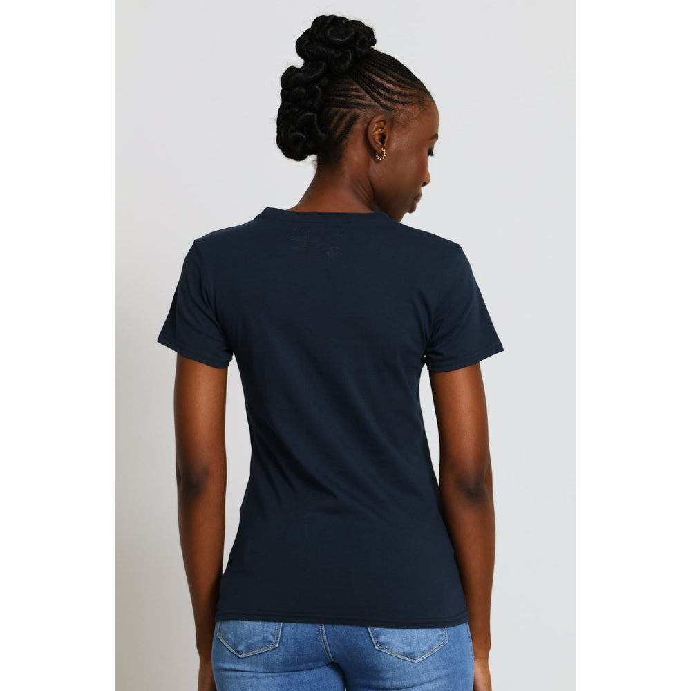 Jeep Ladies Icon Logo T-Shirt In Navy