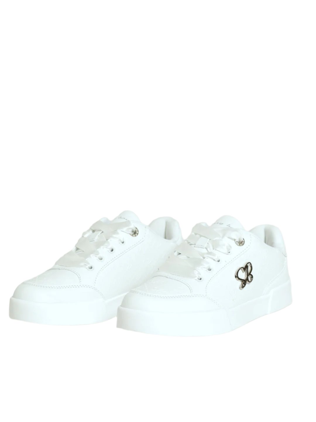 Sissyboy Sh1230 Ladies Embossed Sb Sneaker White