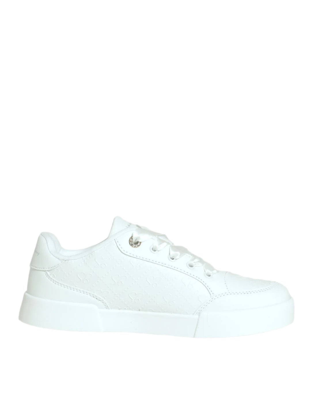 Sissyboy Sh1230 Ladies Embossed Sb Sneaker White