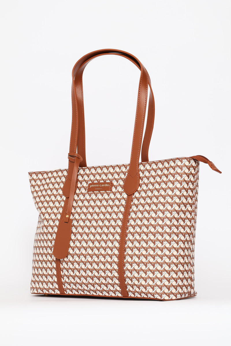 Pierre Cardin Zoe Tote Bag In Tan