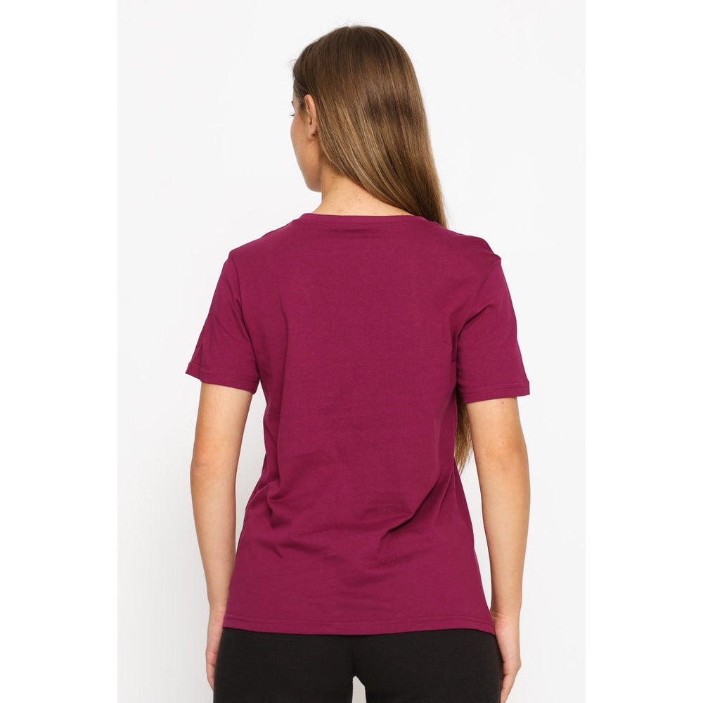 Puma Girls Graphic Lace Cat Short Sleeves T-Shirt In Fuschia