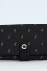 Polo New Iconic Black Clutch Purse