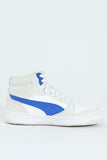 Puma Rebound V6 Mid Jr Shoes In White Multi