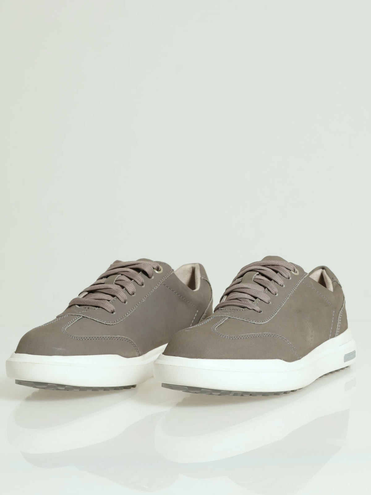Hush Puppies Mens Seve Nubuck Shoes Grey
