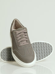 Hush Puppies Mens Seve Nubuck Shoes Grey
