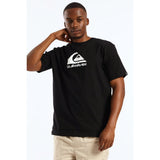 Quiksilver Boys Corp Logo T-Shirt In Black