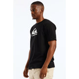 Quiksilver Boys Corp Logo T-Shirt In Black