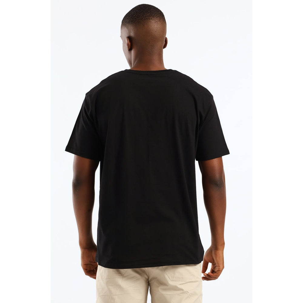 Quiksilver Boys Corp Logo T-Shirt In Black