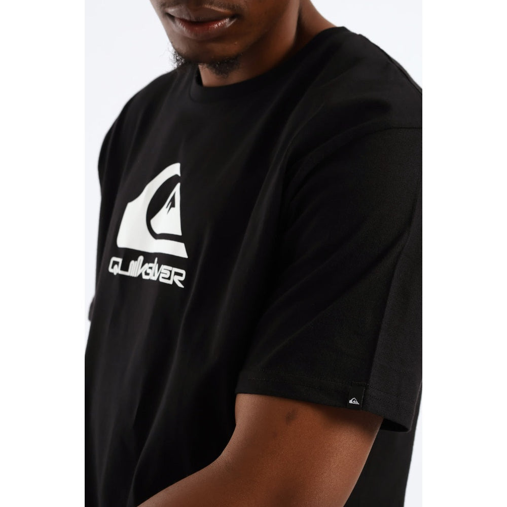 Quiksilver Boys Corp Logo T-Shirt In Black