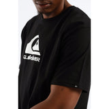 Quiksilver Boys Corp Logo T-Shirt In Black