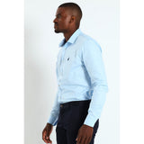 Polo Mens Slim Fit Stretch Shirt In Light Blue