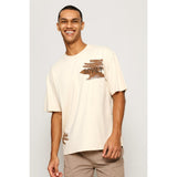 Soviet Mens Smith Short Sleeves Fashion Box Fit T-Shirt Ion Sand/Brown