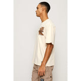 Soviet Mens Smith Short Sleeves Fashion Box Fit T-Shirt Ion Sand/Brown