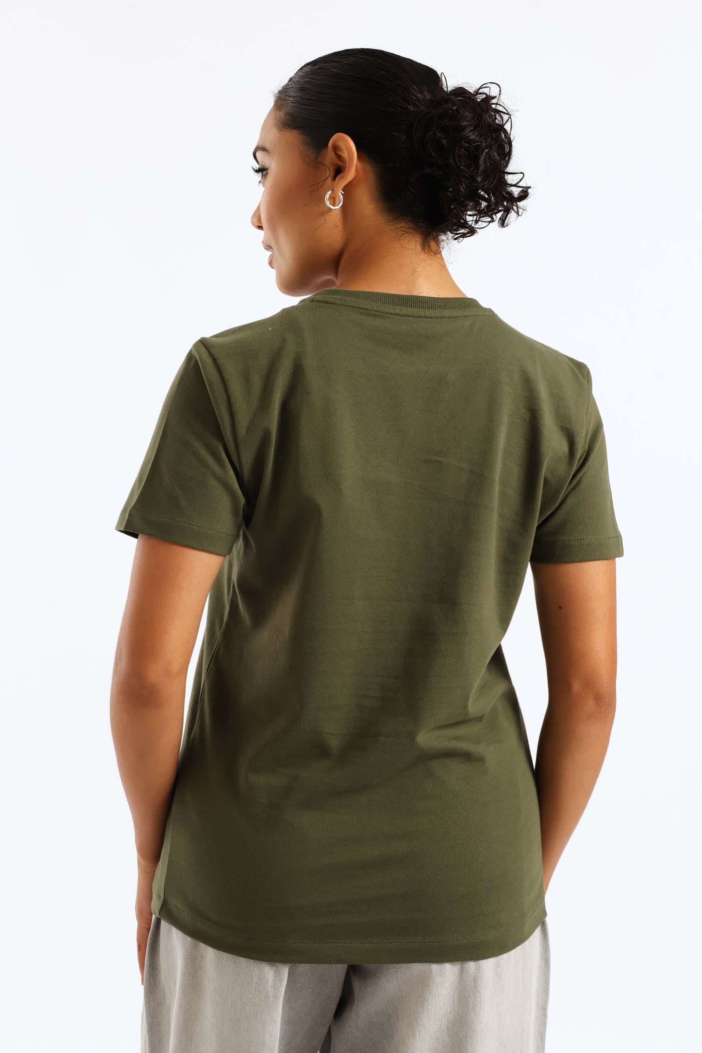 Polo Womens Cally Pony T-Shirt In Olive