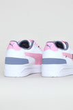 Puma Girls Shuffle Downtown Lo 90S Jr Sneakers In White And Pink