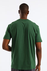 RVCA Mens Big Stitch T-Shirt In Grass Green