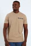 Polo Mens Sport Big Logo T-Shirt in Taupe