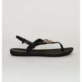 Ipanema Ladies Classy Dreamy Sandals In Black & Gold