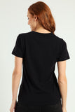 Sissy boy Black Regular Fit Top With Bling Design