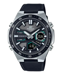 Casio Gents Black And Silver Watch