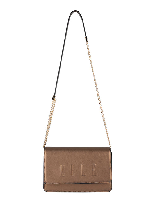 Elle Broadway Flapover Sling In Gold