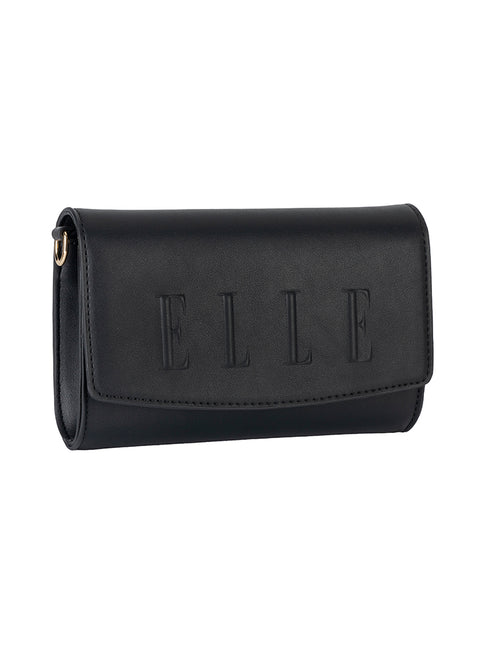 Elle Broadway Clutch Bag In Black
