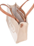 Elle Womens Avant Garde Medium Shopper In Beige