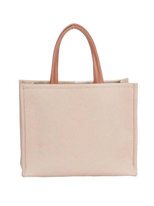 Elle Womens Avant Garde Medium Shopper In Beige