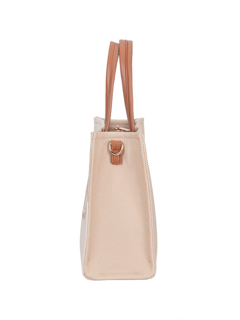 Elle Womens Avant Garde Medium Shopper In Beige