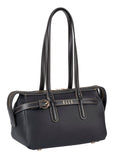 Elle Womens Belt Buckle Boston Bag In Black
