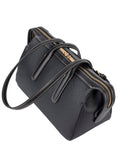 Elle Womens Belt Buckle Boston Bag In Black