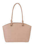 Elle Woven Tote Bag In Beige