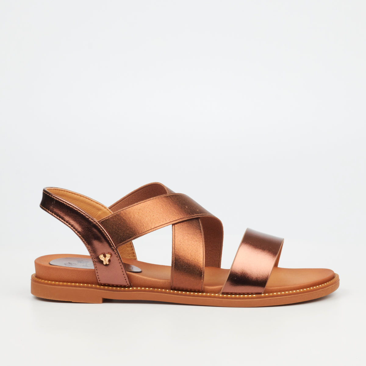 Butterfly Feet Ladies Ellie 12 Bronze Sandals