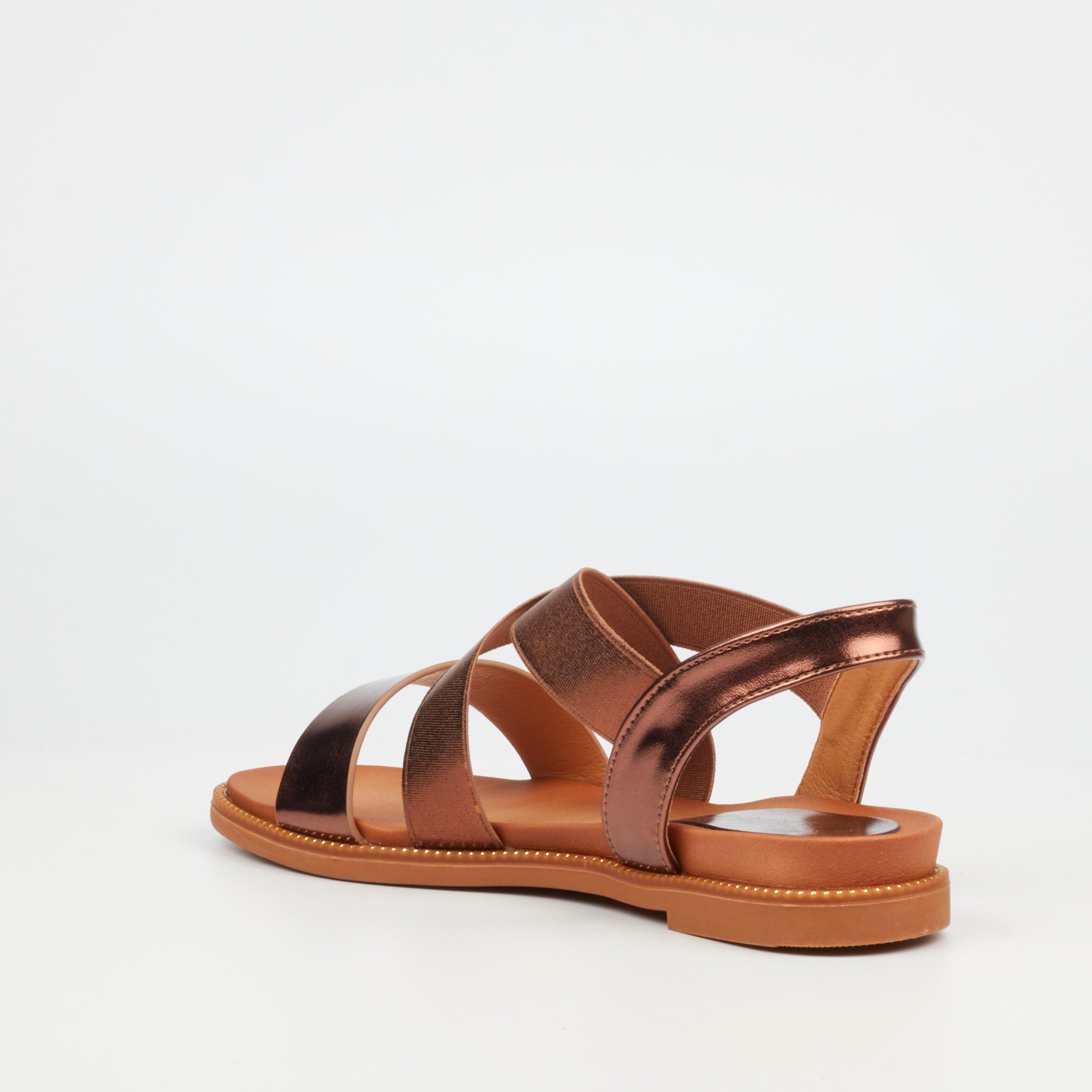 Butterfly Feet Ladies Ellie 12 Bronze Sandals