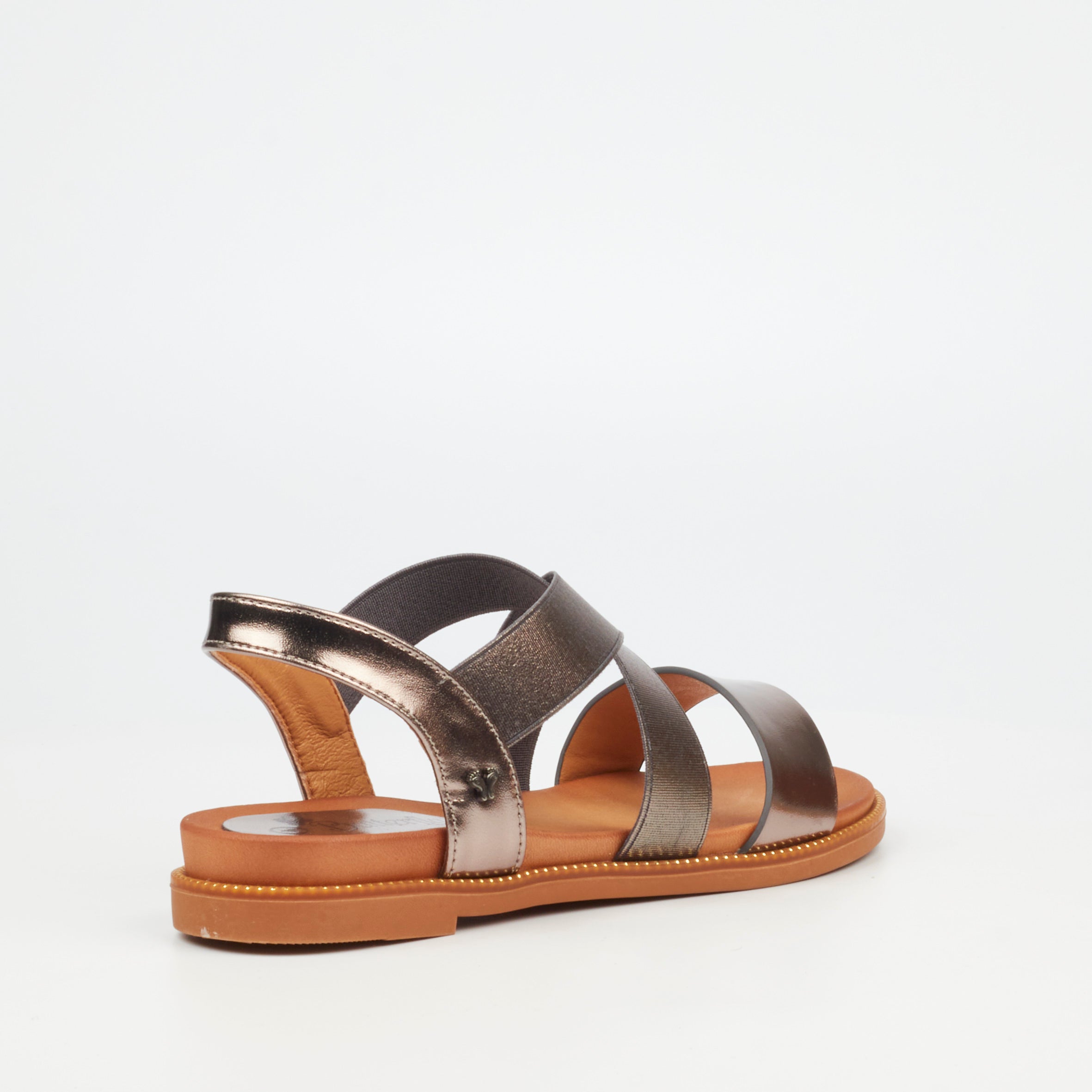 Butterfly Feet Ladies Ellie 12 Pewter Sandals