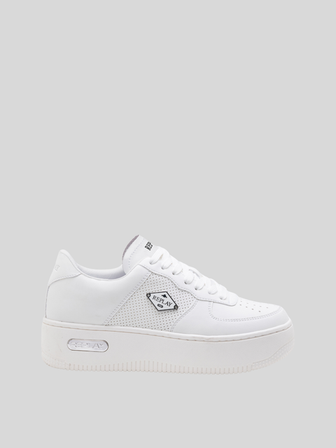 Mohali Bakers Miu Miu White Platform Sneakers Replay Womens Epic